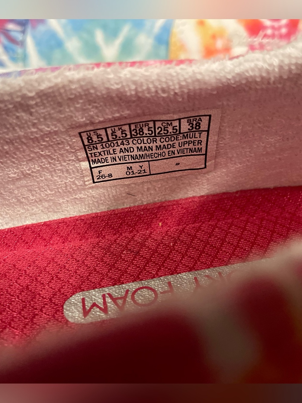 NWOT Skechers Madison Avenue To Dye For Tie-Dye Slip-On Shoes - Picture 4 of 7